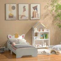 Estantería de Juguetes para Niños de 3 Niveles Organizador de Almacenamiento de 50kg con Techo - details 8