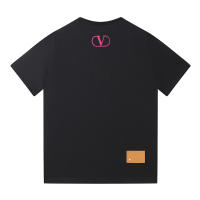 Nueva colección de verano con logotipo impreso frontal, camiseta deportiva de algodón puro con cuello redondo para hombre, camisa informal de estilo básico para pareja - details 1