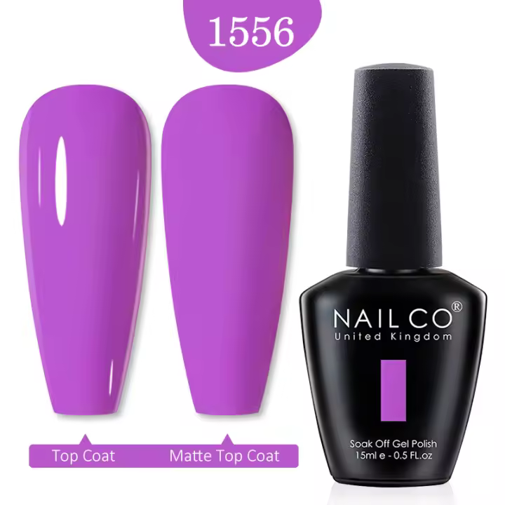 NAILCO-Juego de esmaltes en Gel para uñas, barniz semipermanente UV LED para manicura, diseño artístico, capa Base de capa superior, 289 colores, 15ml - 1