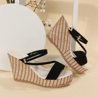 Sandalias de tacón de cuña a la moda de verano para mujer - details 5