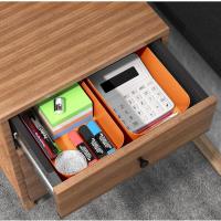 Paquete de 5 con asas para estantes, cajas de almacenamiento rectangulares, cajas organizadoras - details 4