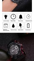 SHUNWAY Shengwei Reloj electrónico impermeable para deportes al aire libre con luz nocturna para hombre - details 5