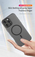 Funda KEYSION Transparente Mate para iPhone 16 Plus, 15, 14 Pro Max, Silicona + PC Antigolpes para la Parte Trasera del Teléfono - details 0