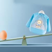 Babero impermeable para alimentación de bebé, toalla de Saliva sin lavar a prueba de suciedad, delantal para eructar, toalla de baba de manga larga, babero para bebé, ropa para eructar para niños - details 10