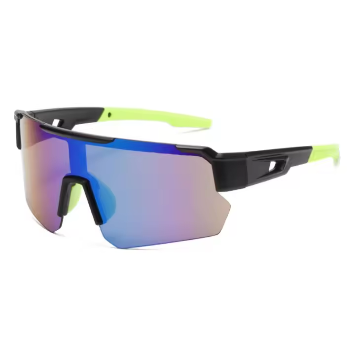 Gafas de sol de ciclismo UV400, lentes HD de medio marco, resistentes a los rayos UV, gafas de deporte al aire libre cómodas a la moda, Unisex - 1