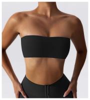 Sujetador deportivo sin tirantes para mujer, Top de gimnasio, ropa de Yoga de secado rápido, Top de tubo para Fitness, ropa interior envolvente para el pecho, sujetador de entrenamiento para mujer - details 15
