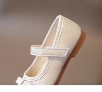 Zapatos de cuero para niñas, calzado de estilo coreano con fondo suave y pajarita, planos versátiles y elegantes, novedad de otoño, 2024 - details 14