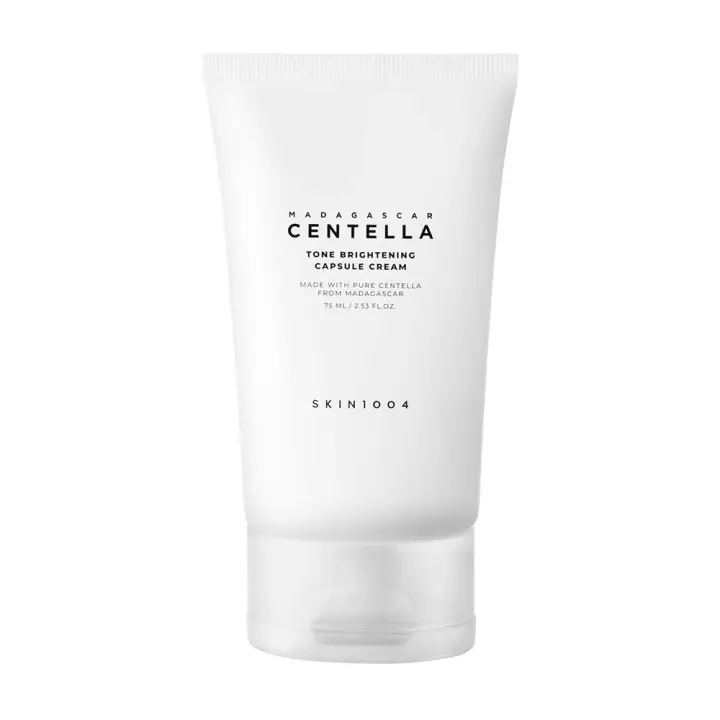 SKIN1004 Crema en cápsula de tono Madagascar Centella 2.53 fl.oz, 75 ml, iluminador hidratante no pegajoso - 1