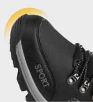 Zapatos de Senderismo Invierno para Hombres Botas Cálidas Exteriores para Acampar Antichoque Zapatillas de Escalada con Cordones - details 5