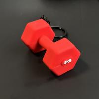 Mini llavero de barra de PVC único, colgante de bolsa exquisita desmontable, hoja de barra de simulación, regalo de retroalimentación de gimnasio para chica - details 2
