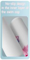 Gorro de natación de silicona para mujer, gorro de baño resistente al agua y duradero para pelo largo, antideslizante, nuevo - details 7