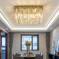 Phube moderno restaurante K9 bombilla LED de cristal lámpara de techo decoración del hogar comedor lámpara de techo de acero inoxidable - details 6