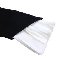 Conjunto de dos piezas de pantalón de pierna ancha plisado y top de manga acampanada de nueva moda de primavera para mujer D553 - details 45