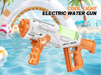 Pistola de agua de juguete, pistola de agua de repetición de alta velocidad completamente automática con luces, juguetes de juego de agua de gran capacidad para niños, regalos - details 0