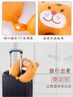 Almohada de felpa en forma de U para niños y adultos, almohada de protección para el cuello con dibujos animados, para conducir, viajar, estudiantes, almuerzo, cojín para siesta - details 3