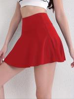 Faldas Deportivas De Un Solo Color Con Bolsillo, Faldas Activas De Golf, Running Y Tenis, Ropa Deportiva Para Mujer - details 17