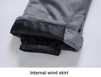 Pantalones de esquí gruesos y cálidos para hombres y mujeres, pantalones de tirantes impermeables a prueba de viento, pantalones de Snowboard para nieve, talla grande, invierno, alta calidad - details 15