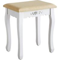 tocador de Maquillaje, Estilo Vintage, Espejo Giratorio, Taburete Acolchado, 4 cajones, Elegante, Muebles Dormitorio, tocador con Espejo, Espejo Maquillaje, tocadores de Maquillaje - details 12