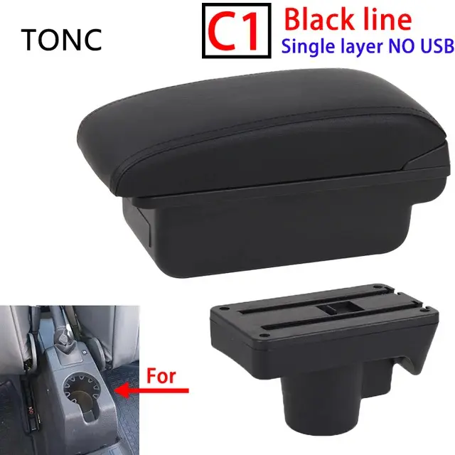 Reposabrazos Interior para coche, caja de almacenamiento de accesorios de reacondicionamiento, USB, para Opel Astra H, 2008-2011 - 1