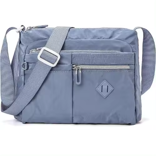 Bolsa cruzada impermeable para mujer, bolso de hombre informal tipo mochila. - 1