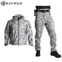 Hanye Shark Skin Uniform Acu uniforme táctico unisex resistente a desgarros - details 0