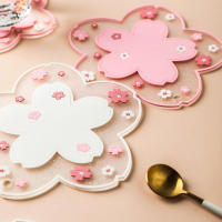 Tazas de café y té rpet de escritorio Kawaii Cherry con aislamiento - details 2