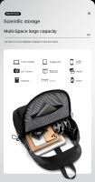 Mochila sencilla para hombre, morral informal a la moda, ordenador con bolsa para carga Usb, viaje al aire libre - details 4