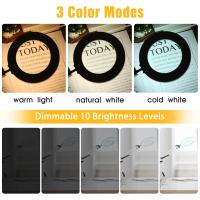 Lupa LED Iluminada 3 Colores 72LED 8X/10X Ideal para Reparación de Hierro de Soldadura, Lámpara de Mesa, Cuidado de la Belleza de la Piel - details 10