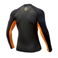 Chaqueta de traje de buceo de neopreno de 2MM para hombre, chaqueta de natación dividida, chaqueta de surf con cremallera frontal, deportes acuáticos, navegación, motocicleta, buceo - details 3