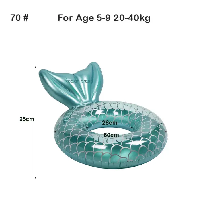Flotador de Natación Inflable para Niños y Adultos Anillo de Natación para Juego de Agua en Piscina - 1