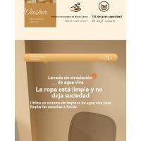 Lavadora plegable 10L portátil de lavado y centrifugado todo en uno pequeña lavadora de ropa interior para niños dormitorio de estudiantes - details 4