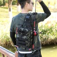 Bolsa táctica Molle para equipo de pesca en el pecho para hombre, Camping, senderismo, caza, eslinga, un solo hombro, bolsa deportiva - details 11