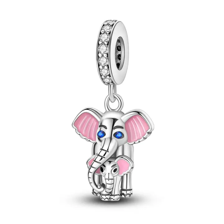 Colgante de Pulsera de Plata Elegante de Elefante 2024 Nueva Regala para Damas Joyería de Plata 925 - 1
