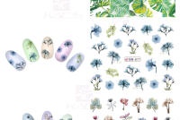 KADS-pegatinas de agua de flores para uñas, calcomanías 3D, transferencia de agua, tatuajes de uñas - details 2