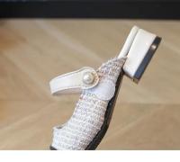 Zapatos de cuero para niñas, calzado de princesa antideslizante, elegante y versátil, de fondo suave, estilo coreano, a la moda, novedad de otoño, 2024 - details 15