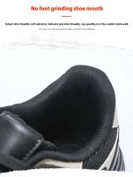Nuevos zapatos deportivos y de ocio a la moda para hombre con estilo para caminar, parte superior de malla de cuero sintético, suela de goma MD EVA - details 4
