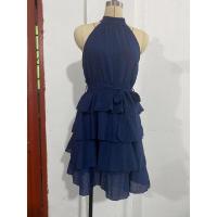 Primavera Verano 2025 Nuevo Vestido sin Mangas para Mujer con Volantes Verde - details 7