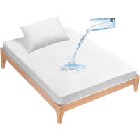 Protector de colchón impermeable, 100% Poliéster, microfibra, protector de colchón de esponja suave con esquinas - details 4