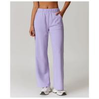 Pantalones acampanados de mujer con logotipo personalizado, con bolsillos, casuales, holgados, para yoga, deportivos. - details 5