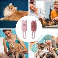 Cepillo para gatos, cepillo de limpieza multiusos con peine húmedo para gatos, cepillo general para gatos con agua, cepillo para gatos para pantalones cortos, MED Anti-Flying P - details 0