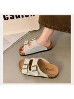 Chanclas de plataforma con suela gruesa para mujer, ropa de exterior de verano 2025, nuevas sandalias de playa para mujer - details 2