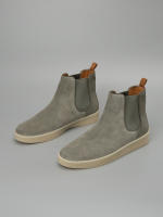 Botas Chelsea casuales de cuero premium británico, piel de alta calidad, color sólido. - details 34