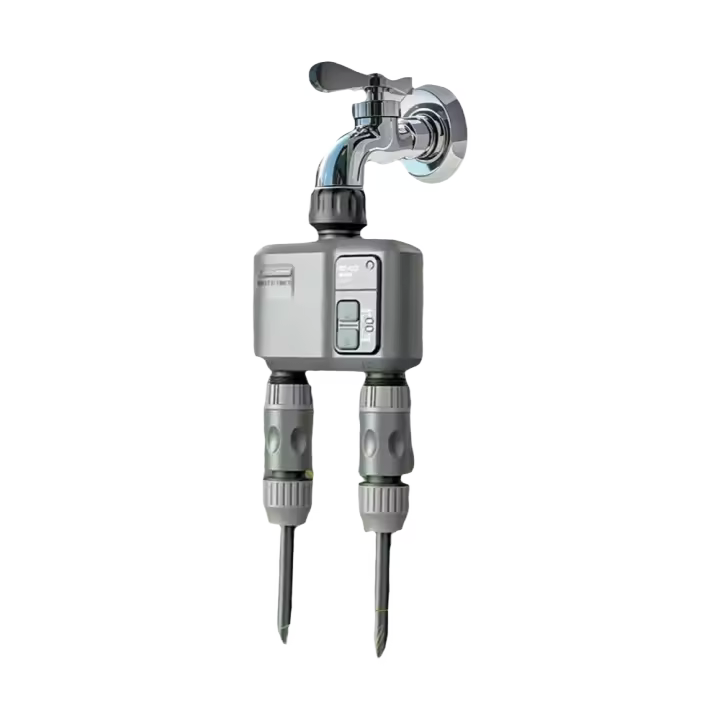 Controlador De Riego Automático Inteligente Tuya Wifi+RF433 Con Filtro De Retraso De Lluvia Timer De Agua Para Jardín 2 Maneras - 1