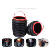4L Foldable Car Multifunctional Telescopic Waste Bins Storage Bucket with Lid Portable Trash Can Household Kitchen Car Supplies - details 7