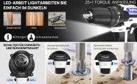 Set de Taladro Eléctrico Portátil 21V Destornillador de Impacto con Batería Li-Ion de 1500mAh - details 11