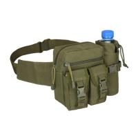 Riñonera táctica de nailon para hombre, bolsa para teléfono con botella de agua para senderismo, deportes al aire libre - details 19