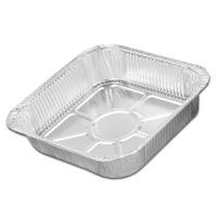 Sartenes desechables de aluminio para hornear, papel de estaño, freidora de aire, revestimiento para congelador de preparación de comida - details 3