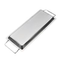 Plancha Rectangular plana para cocinar, accesorio para parrilla de Camping, con 2 asas - details 0