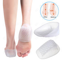 EiD-plantillas de Gel de silicona suave para el talón, soporte para el dolor de pies, masajeador de pies, cuidado, plantilla de medio talón, aumento de altura - details 12