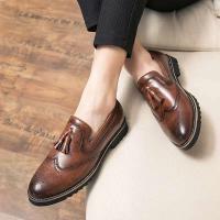 Oficina Elegante Vestido De Negocios Cómodos Zapatos Formales Ligeros Puntiagudos para Hombres - details 10